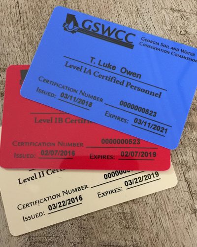 Level 1A, 1B, and II ID Cards